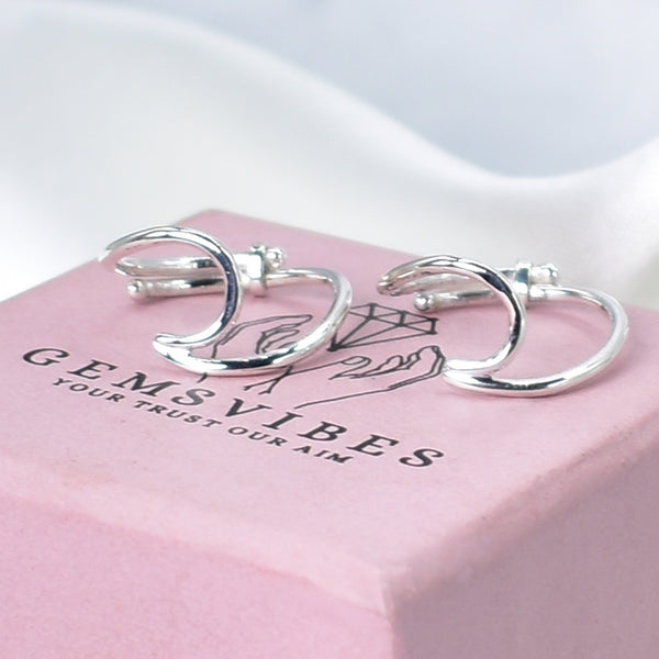 Unique & modern looking adjustable toe ring in 925 Sterling Silver