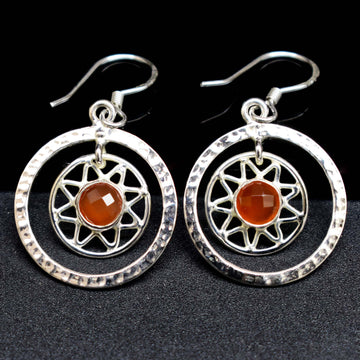 Carnelian Gemstone Earring