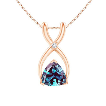 Trillion Cut Alexandrite Pendant