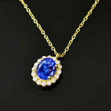 Dainty Tanzanite Necklace