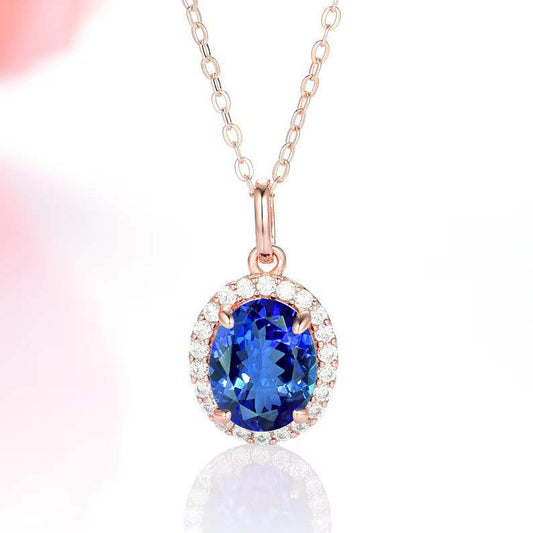 Vintage Design Tanzanite Pendant