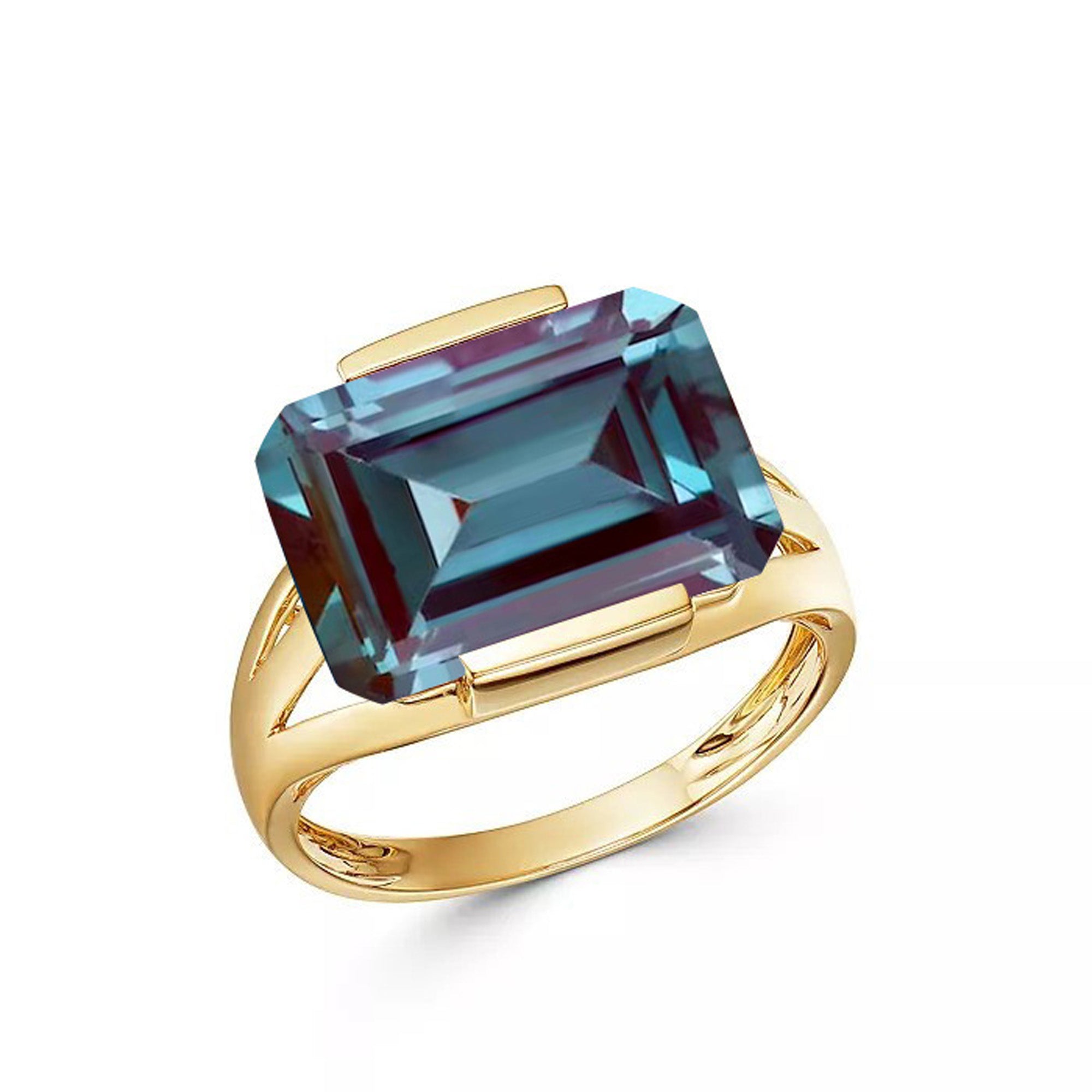 Bold Handmade Alexandrite Ring