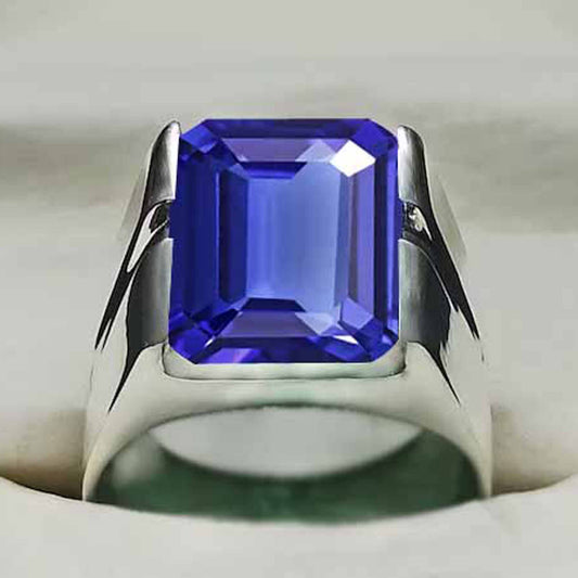 Men's Tanzanite Gemstone Ring