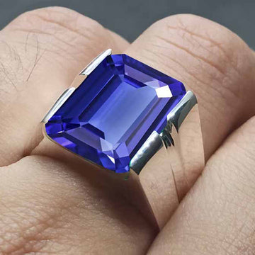 Men Tanzanite Gemstone Ring