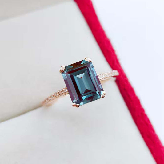 Wedding Alexandrite Ring