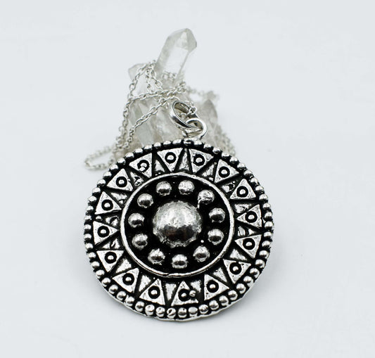 Indian Traditional Oxidized Pendant