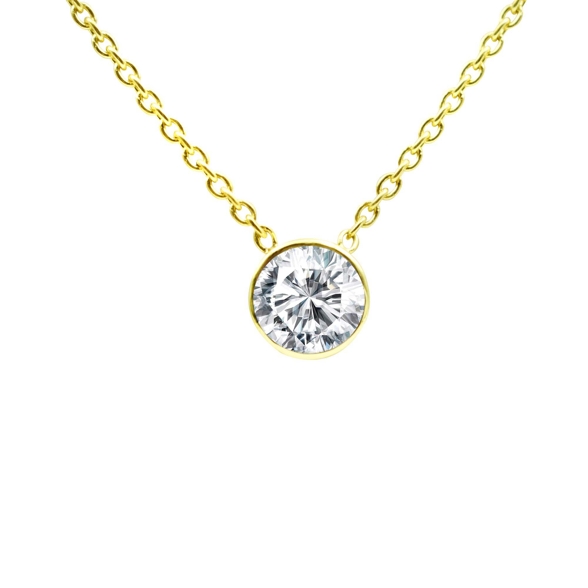 Moissanite necklace