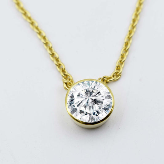 Moissanite necklace