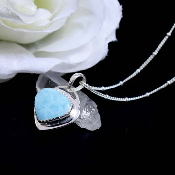 Genuine Larimar Pendant