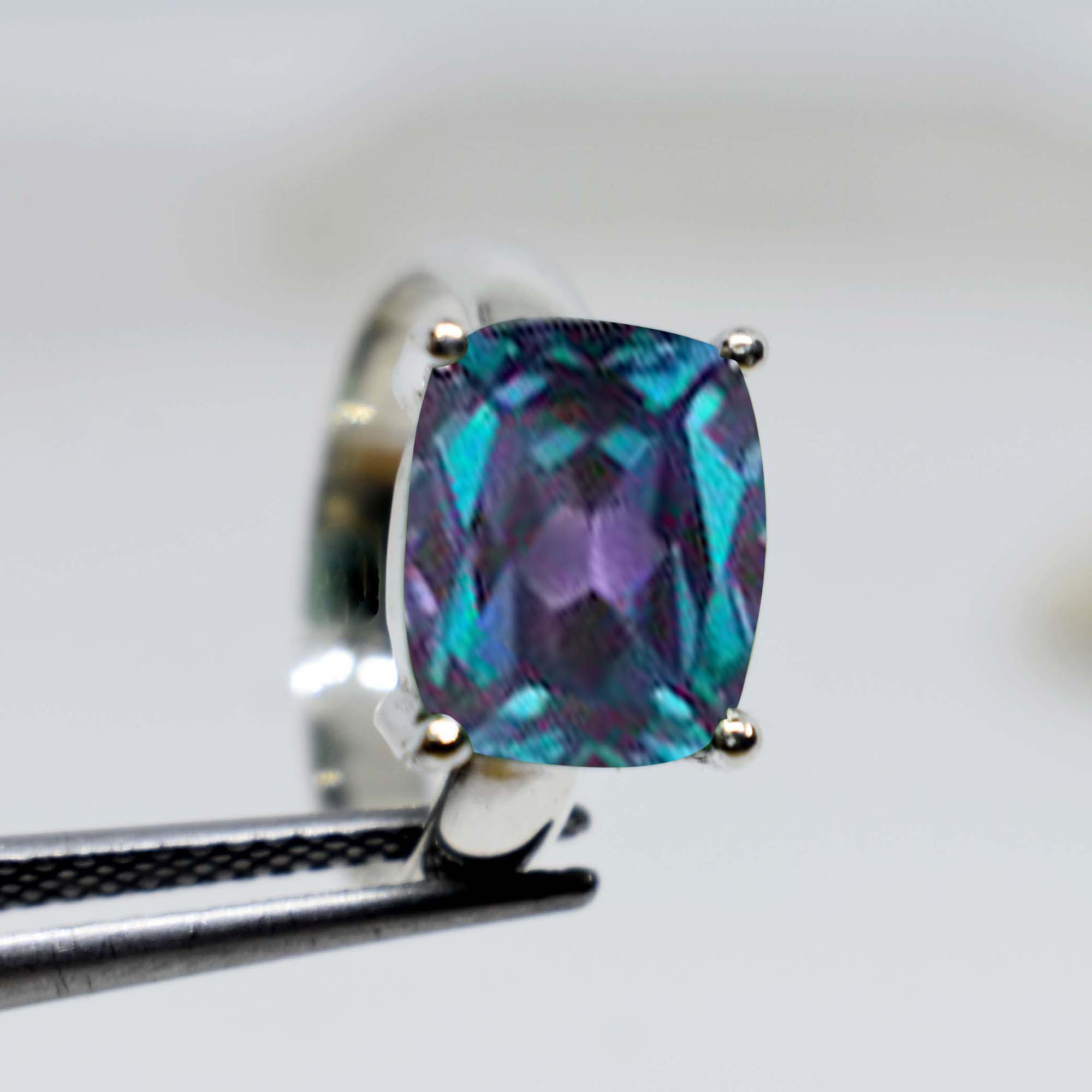 Sterling Silver Alexandrite Ring