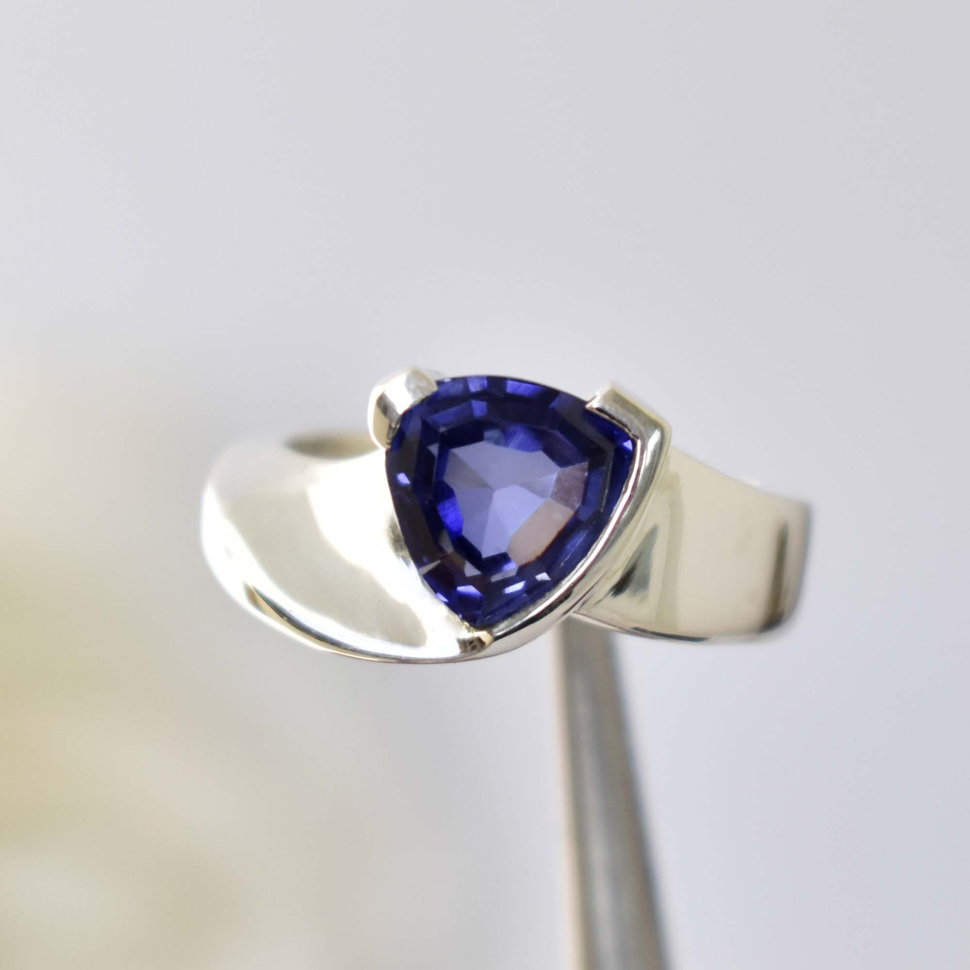 Trillion Tanzanite Ring