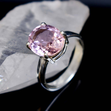 Dainty Pink Morganite Ring