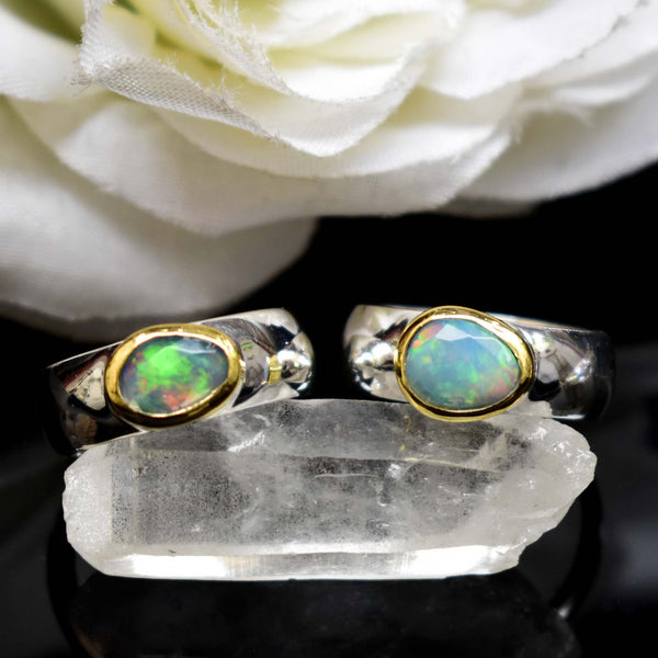 Natural Ethiopian Opal Ring