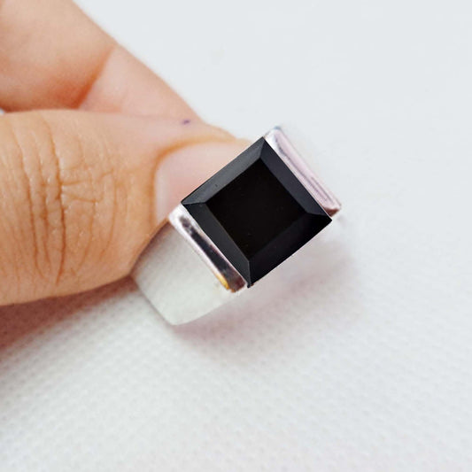 Black Onyx Mens Ring