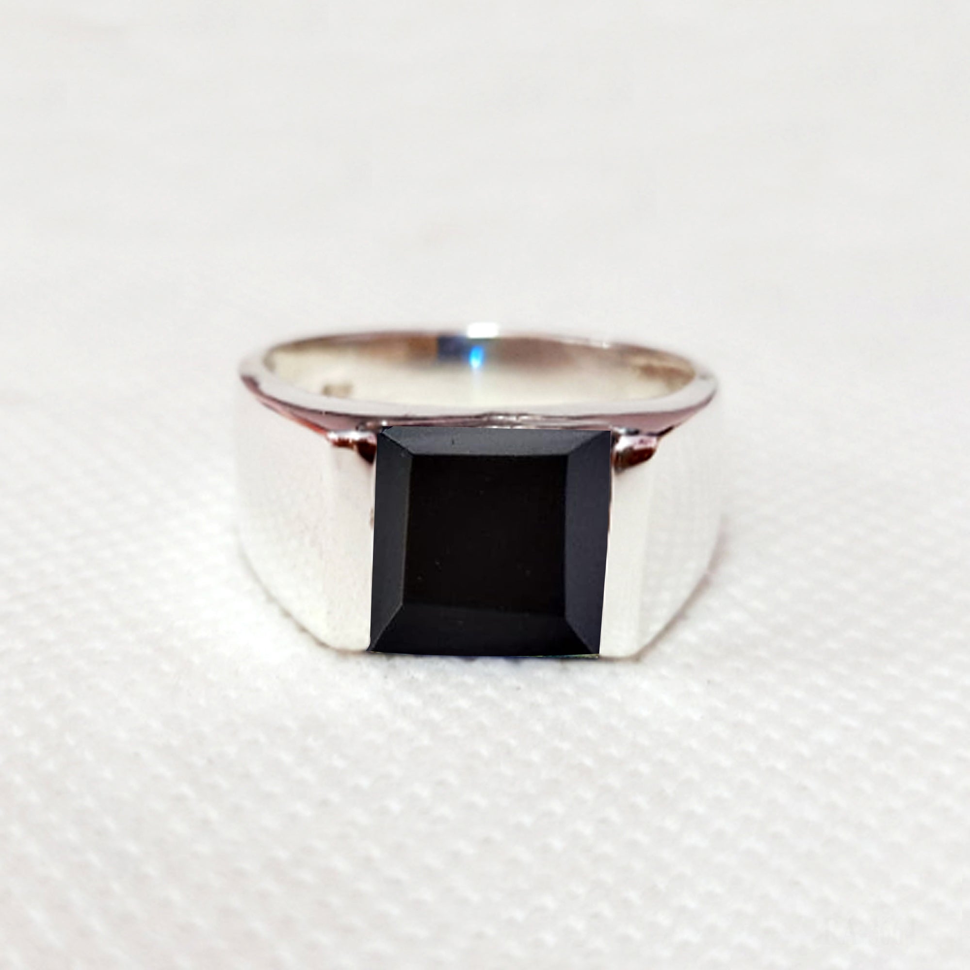 Black Onyx Mens Ring