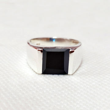 Black Onyx Mens Ring