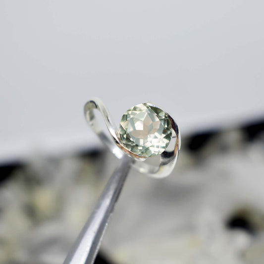 Green Amethyst Ring