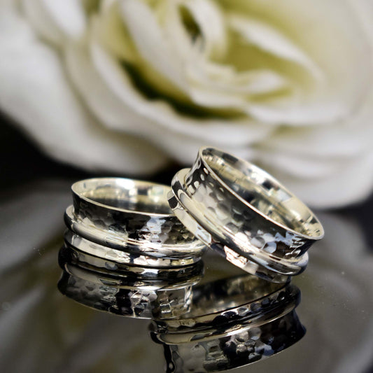 Sterling Silver Spinner Band Ring