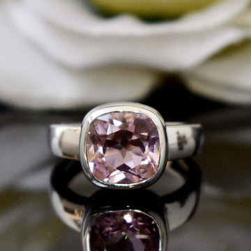 Natural Morganite Rings