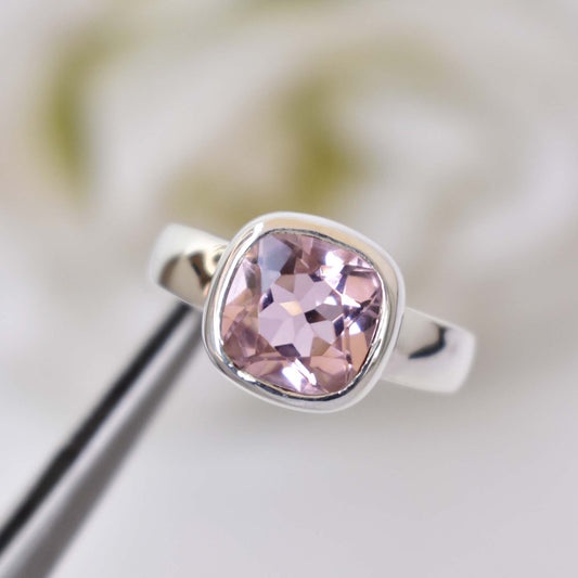 Natural Morganite Rings