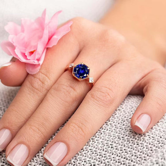 Delicate Tanzanite Gemstone Ring