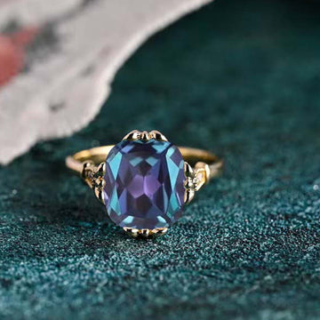 Vintage Designer Alexandrite Ring