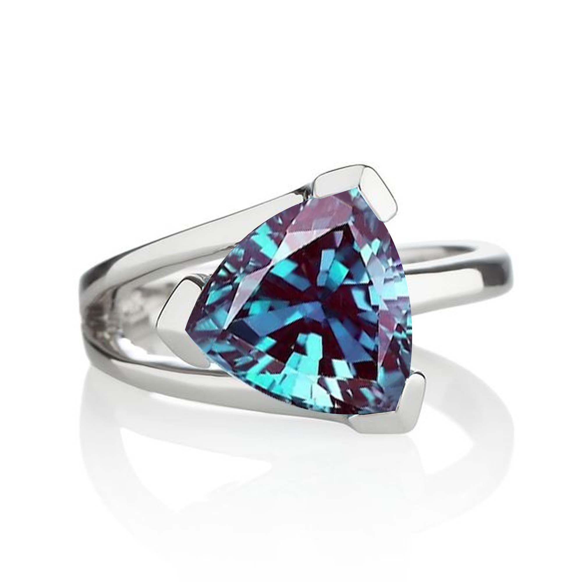 Handmade Alexandrite Gemstone Ring For Women