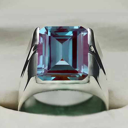 Multicolor Alexandrite Ring For Men